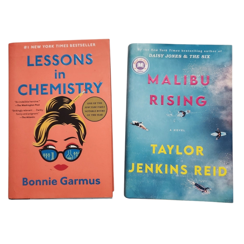Lessons in Chemistry and Malibu Rising Book Bundle